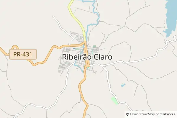 Mapa Ribeirão Claro