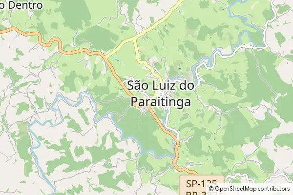 Mapa Sao Luiz do Paraitinga