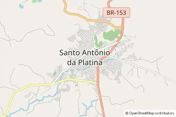 Mapa Santo Antônio da Platina