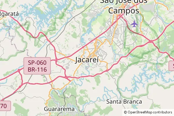 Mapa Jacareí