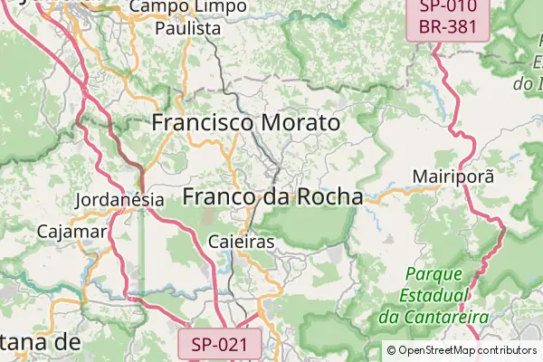 Mapa Franco da Rocha