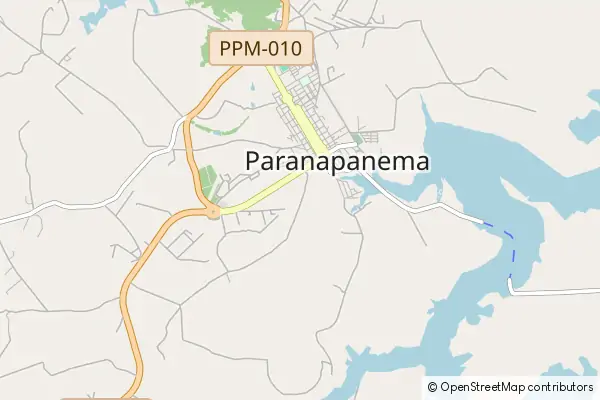 Mapa Paranapanema