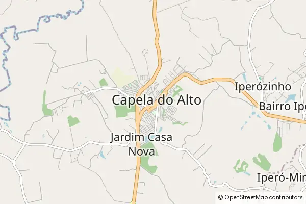 Mapa Capela do Alto