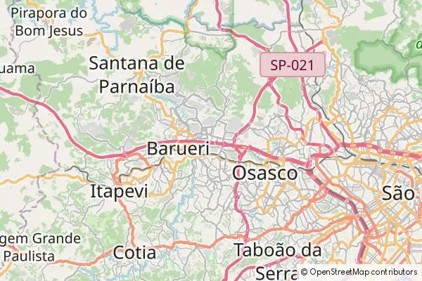 Mapa Barueri