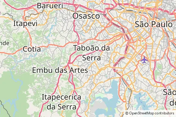 Mapa Taboão da Serra