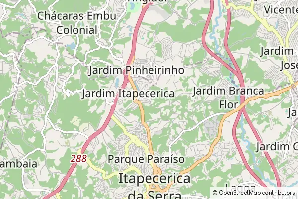 Mapa Sao Sebastiao da Serra