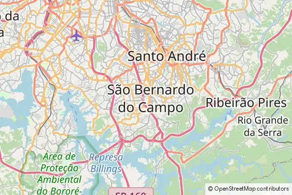 Mapa São Bernardo do Campo