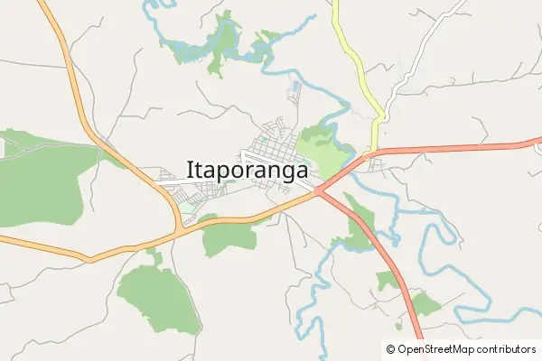 Mapa Itaporanga