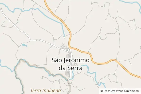 Mapa São Jerônimo da Serra