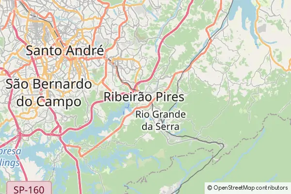 Mapa Ribeirão Pires