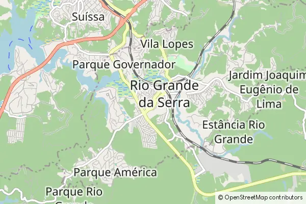 Mapa Rio Grande da Serra