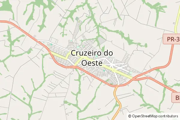 Mapa Cruzeiro do Oeste