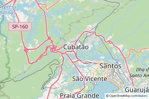 Mapa Cubatão