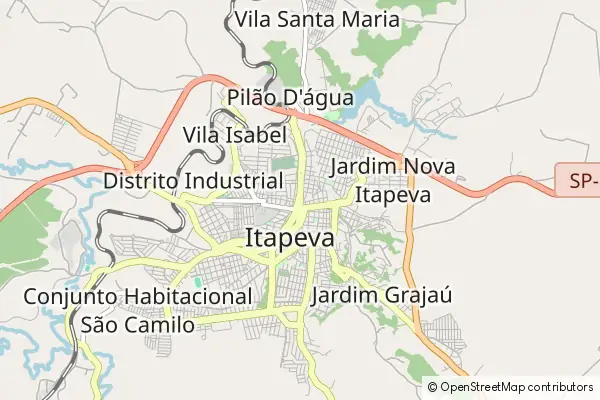 Mapa Itapeva