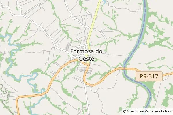 Mapa Formosa do Oeste