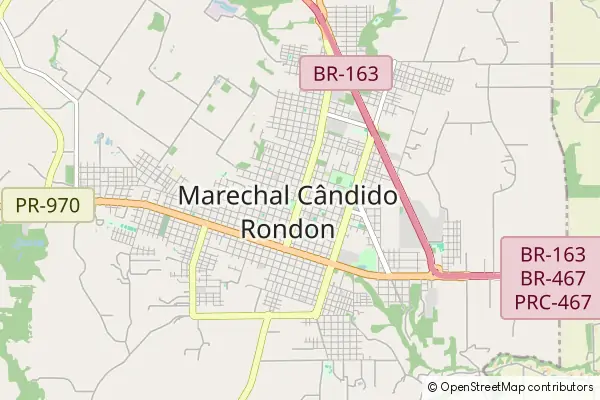 Mapa Marechal Cândido Rondon