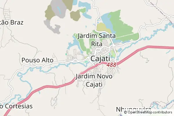 Mapa Cajati