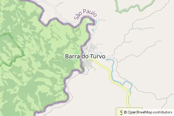 Mapa Barra do Turvo