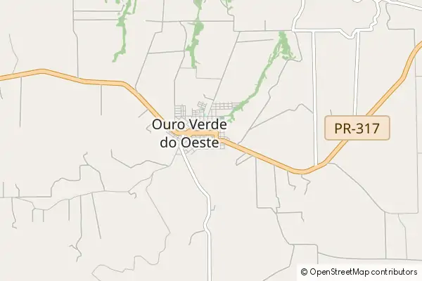 Mapa Ouro Verde do Oeste