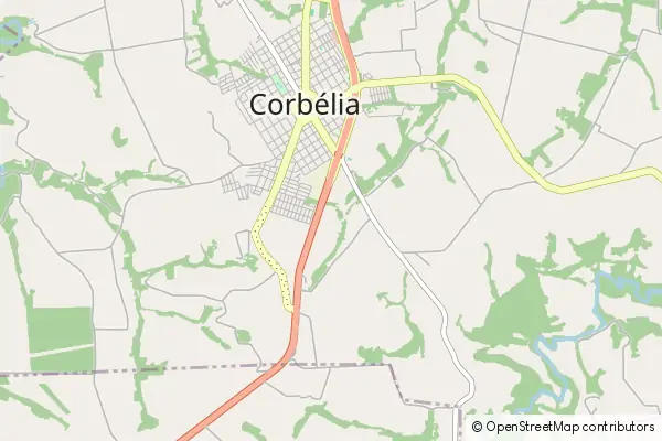 Mapa Corbélia