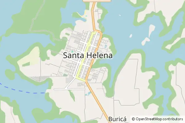 Mapa Santa Helena