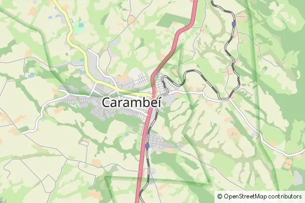 Mapa Carambeí