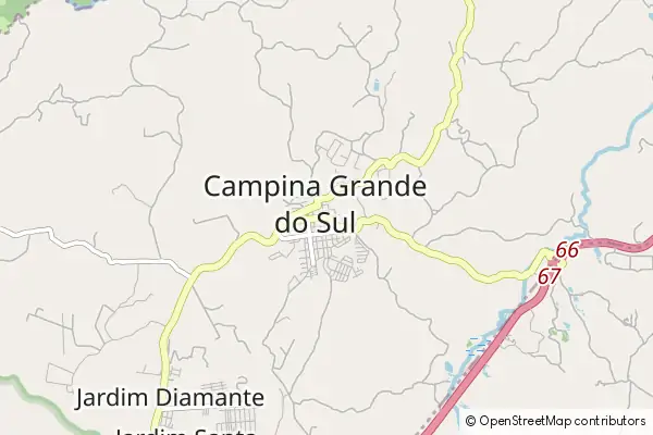 Mapa Campina Grande do Sul