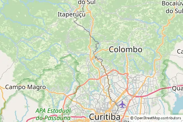 Mapa Almirante Tamandaré