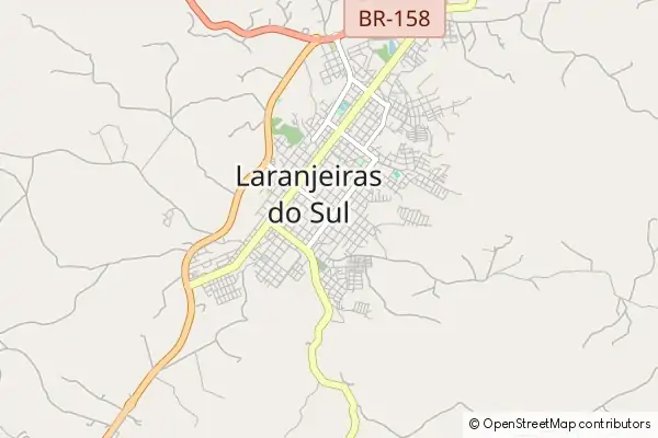 Mapa Laranjeiras do Sul