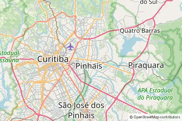 Mapa Pinhais