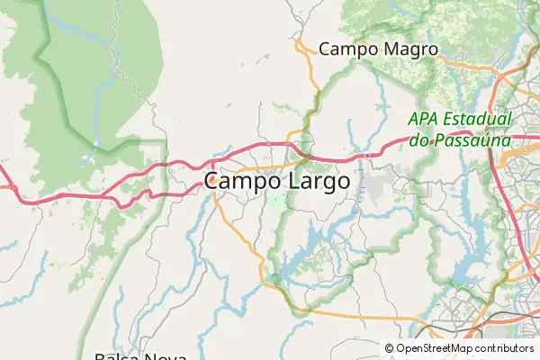 Mapa Campo Largo