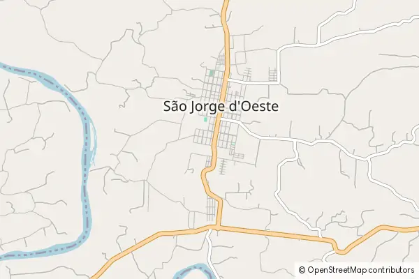 Mapa São Jorge d'Oeste