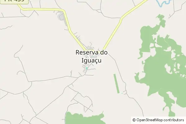 Mapa Reserva do Iguaçu