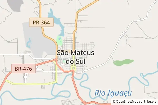 Mapa São Mateus do Sul