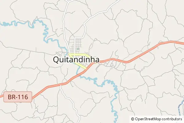 Mapa Quitandinha