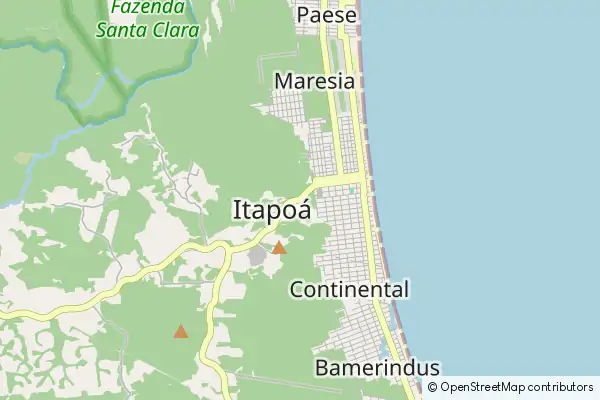 Mapa Itapoá