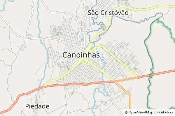 Mapa Canoinhas