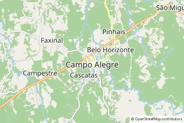 Mapa Campo Alegre