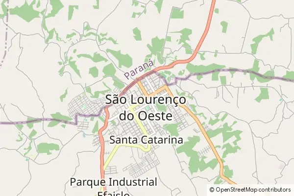 Mapa São Lourenço do Oeste