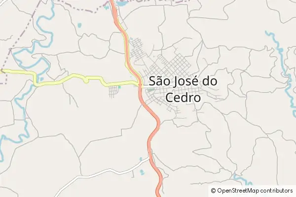 Mapa São José do Cedro