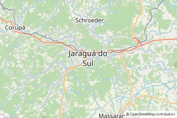 Mapa Jaraguá do Sul