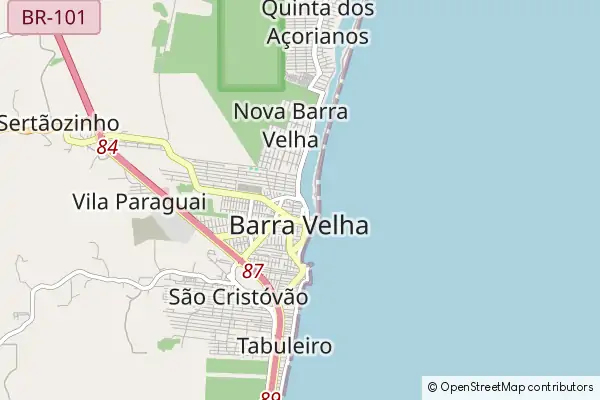 Mapa Barra Velha