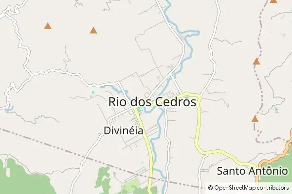 Mapa Rio dos Cedros