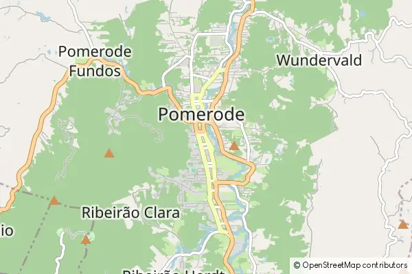 Mapa Pomerode