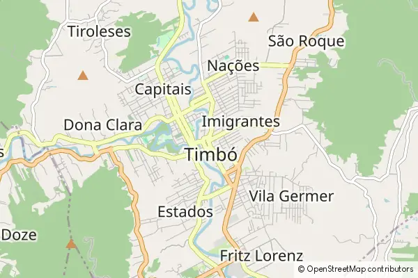 Mapa Timbó