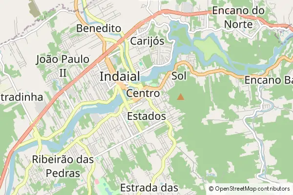 Mapa Indaial