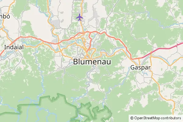 Mapa Blumenau