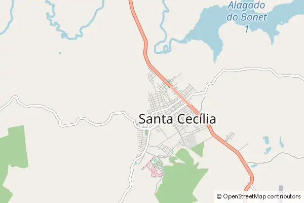 Mapa Santa Cecília