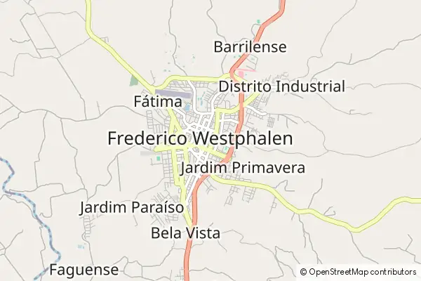 Mapa Frederico Westphalen