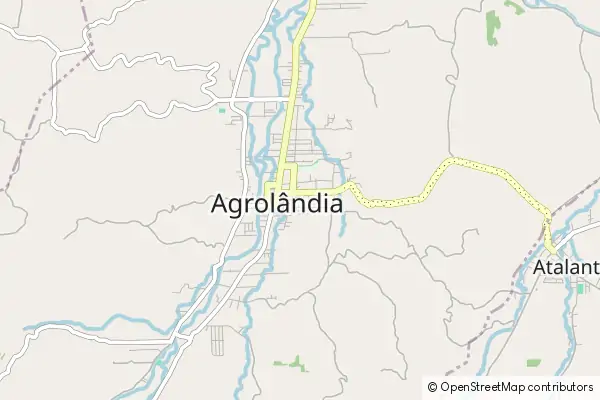 Mapa Agrolândia